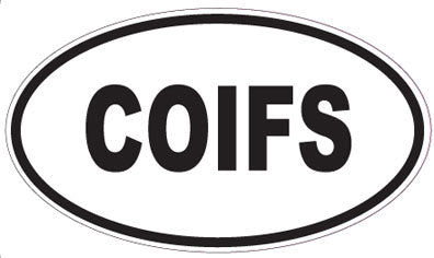 COIFS - Oval Magnet