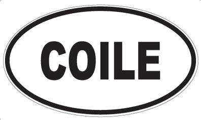 COILE - Oval Magnet