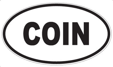 COIN - Oval Magnet