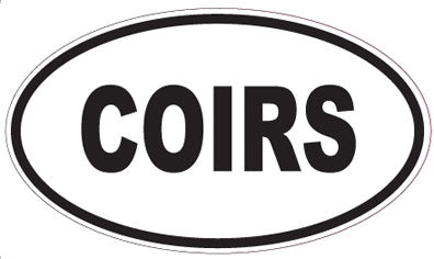 COIRS - Oval Sticker