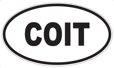 COIT - Oval Magnet