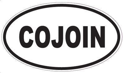 COJOIN - Oval Sticker