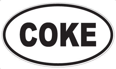 COKE - Oval Magnet