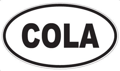 COLA - Oval Magnet