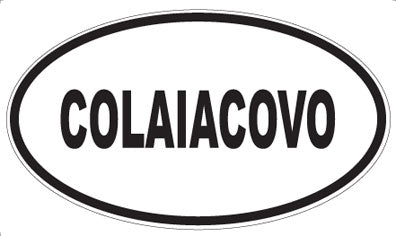 COLAIACOVO - Oval Magnet