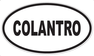 COLANTRO - Oval Magnet