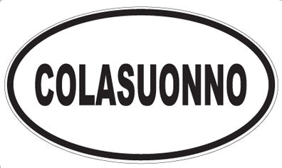 COLASUONNO - Oval Magnet