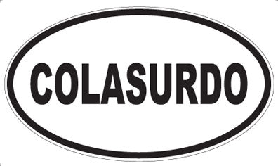 COLASURDO - Oval Magnet