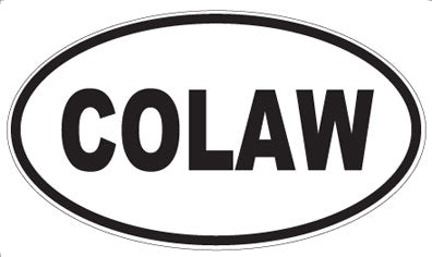 COLAW - Oval Magnet