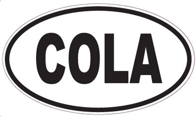 COLA - Oval Sticker