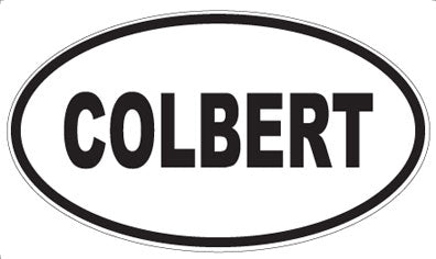 COLBERT - Oval Magnet