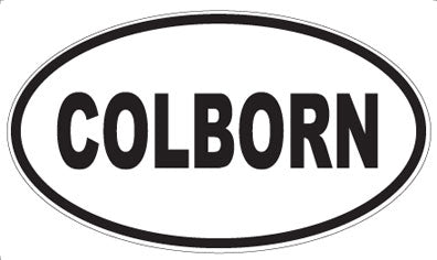 COLBORN - Oval Magnet
