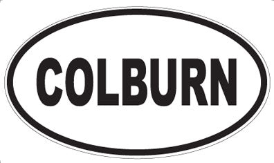 COLBURN - Oval Magnet