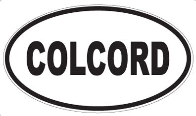 COLCORD - Oval Magnet