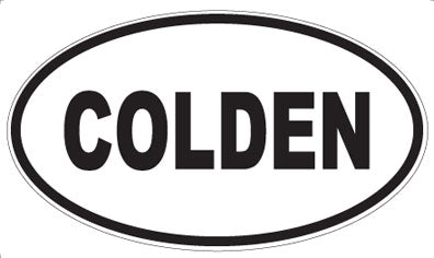 COLDEN - Oval Magnet