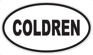 COLDREN - Oval Magnet