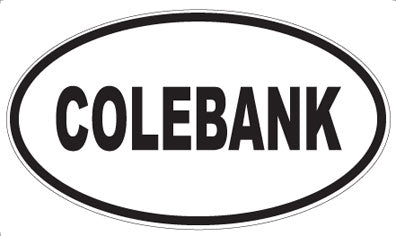 COLEBANK - Oval Magnet