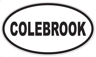 COLEBROOK - Oval Magnet
