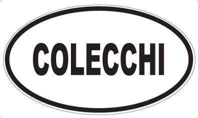COLECCHI - Oval Magnet