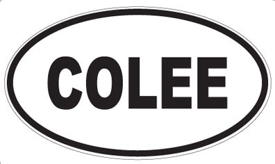 COLEE - Oval Magnet