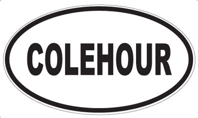 COLEHOUR - Oval Magnet