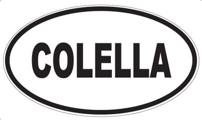 COLELLA - Oval Magnet
