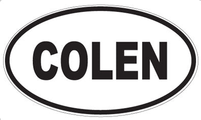 COLEN - Oval Magnet
