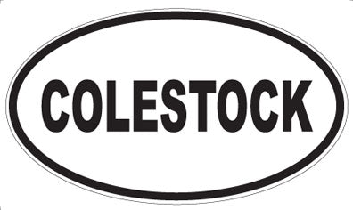 COLESTOCK - Oval Magnet