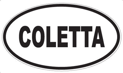 COLETTA - Oval Magnet