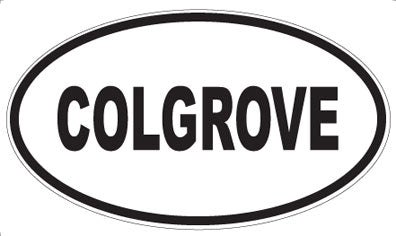 COLGROVE - Oval Magnet