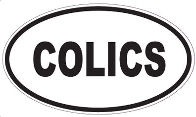 COLICS - Oval Sticker