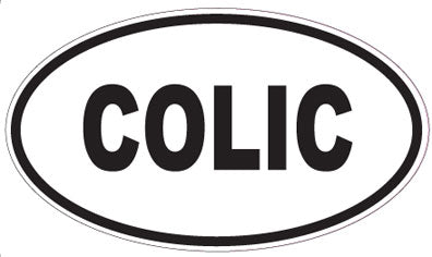 COLIC - Oval Magnet