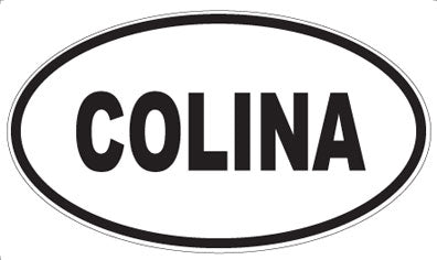 COLINA - Oval Magnet