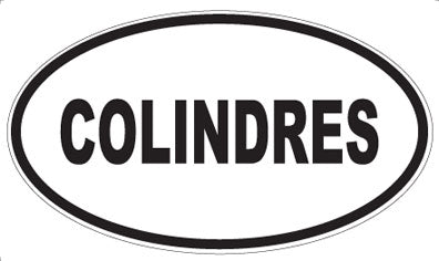 COLINDRES - Oval Magnet