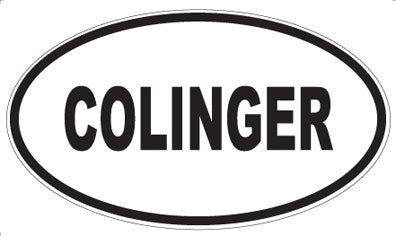 COLINGER - Oval Magnet
