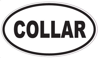 COLLAR - Oval Sticker