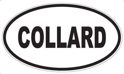 COLLARD - Oval Magnet