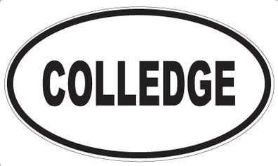 COLLEDGE - Oval Magnet