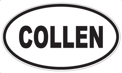 COLLEN - Oval Magnet