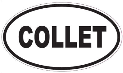 COLLET - Oval Sticker