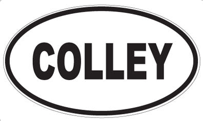 COLLEY - Oval Magnet