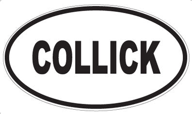 COLLICK - Oval Magnet