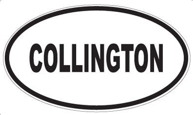 COLLINGTON - Oval Magnet