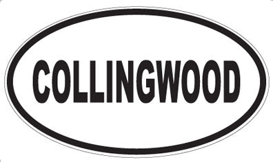COLLINGWOOD - Oval Magnet