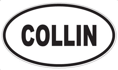 COLLIN - Oval Magnet