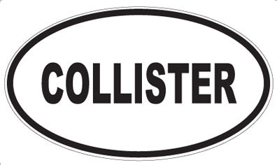 COLLISTER - Oval Magnet