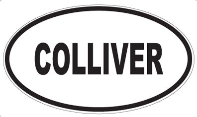 COLLIVER - Oval Magnet