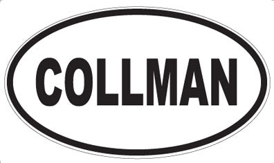 COLLMAN - Oval Magnet