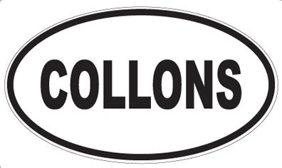 COLLONS - Oval Magnet