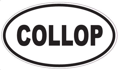 COLLOP - Oval Sticker